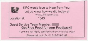 KFC Survey